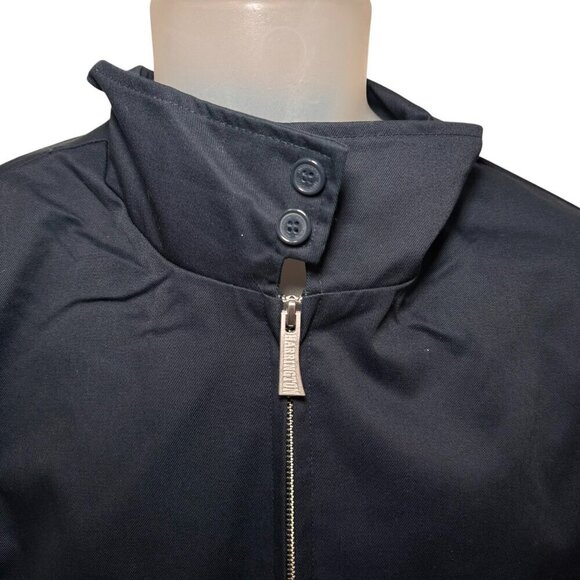 NWT Original Harrington Jacket Men's Size XL Navy Blue, Tartan Plaid Lining - Picture 2 of 7